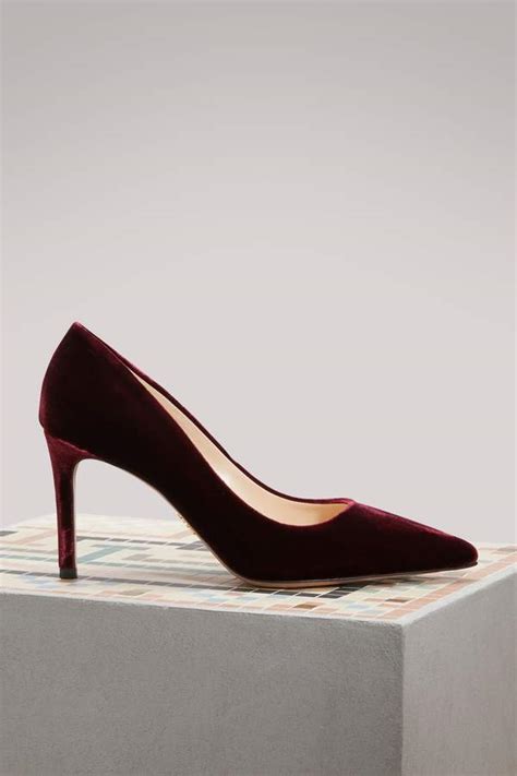 prada velvet pumps